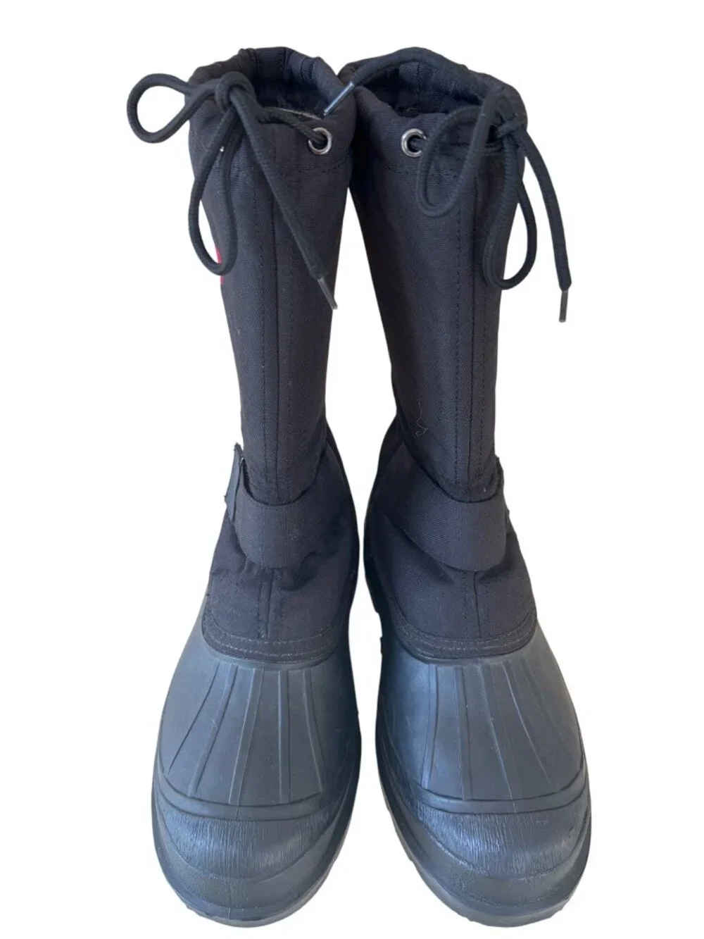 Vintage Arctic Cat Snowmobile Boots Women's 8 Black Insulated Winter Boots